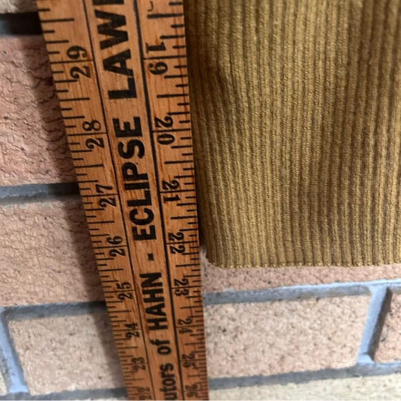 Madewell Wakeford Ruffle Sweater Tank Top #AM299 in Bronze Wool Blend Size Small - Picture 6 of 7